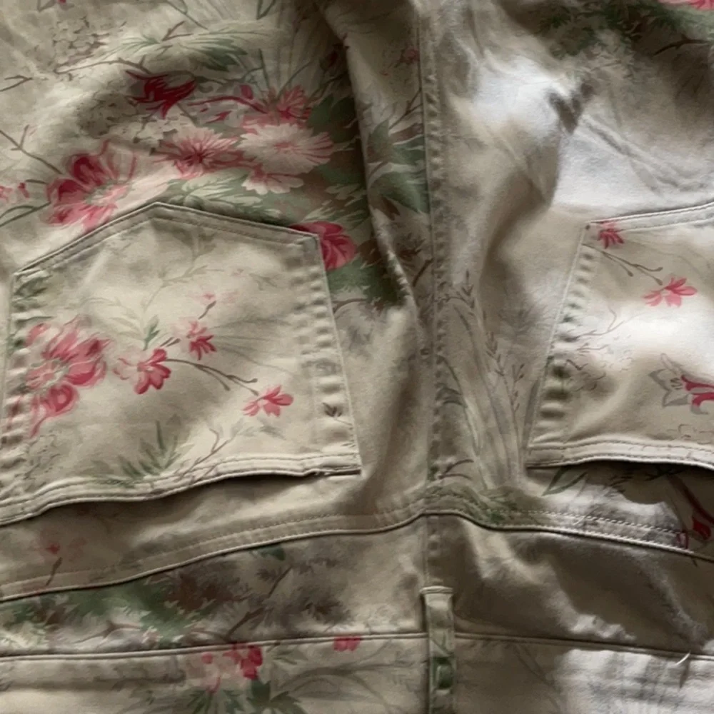 Polo Ralph Lauren Floral Straight Leg Pants - Pink and Tan - Picture 6 of 12